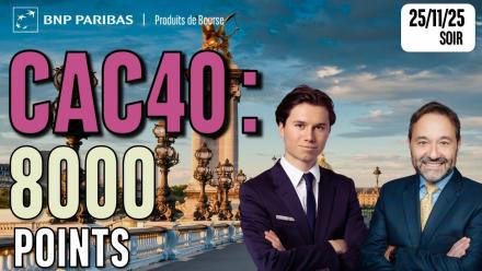 Le CAC reprend les 8000 points - 100 % Marchés - 25/11/2025 - S