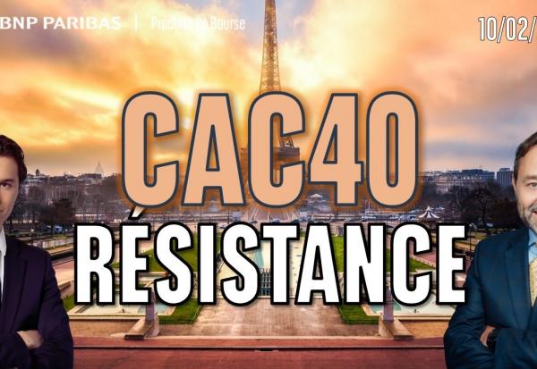 Le CAC sous résistance - 100 %Marchés - 10/02/2026 - M