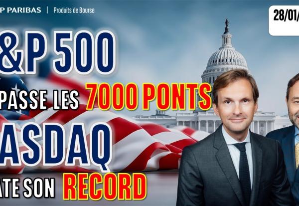 Le SPX dépasse les 7000 points, le Nasdaq rate son record - 100 % Marchés - 28/01/2026 - S