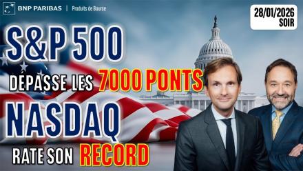 Le SPX dépasse les 7000 points, le Nasdaq rate son record - 100 % Marchés - 28/01/2026 - S
