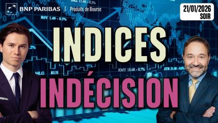 Les indices dans l'indécision - 100 % Marchés - 21/01/2026 - S