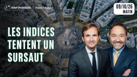 LES INDICES REBONDISSENT ?? - 100 % Marchés - 09/10/26 - M