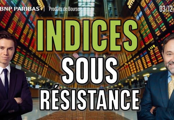 Les indices sous résistance - 03/12/2025 - M