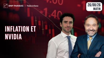 Les marchés attendent l'inflation US et Nvidia ! - 100% Marchés - 26/08/2026 - M