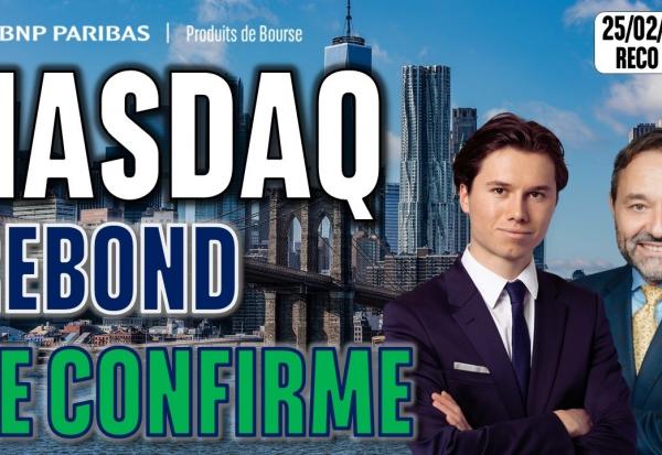 Nasdaq-100 : Le rebond se confirme - 100 % Marchés - 25/02/2026
