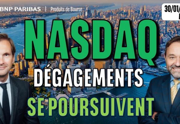 Nasdaq : les dégagements se poursuivent - 100 % Marchés - 30/01/2026 - M