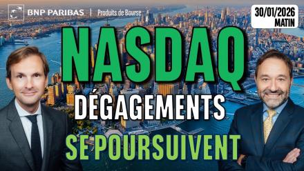 Nasdaq : les dégagements se poursuivent - 100 % Marchés - 30/01/2026 - M