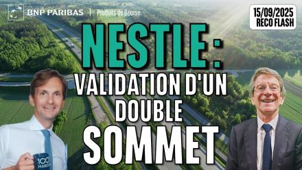 NESTLE: validation d'un double sommet - 100 % Marchés - 15/09/2025