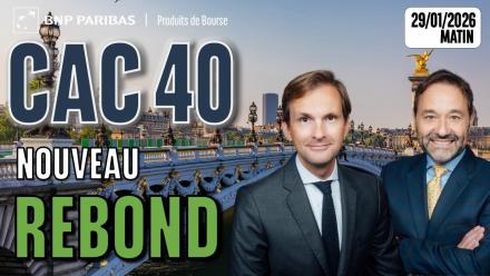 Nouveau rebond du CAC - 100 % Marchés - 29/01/2026 - M