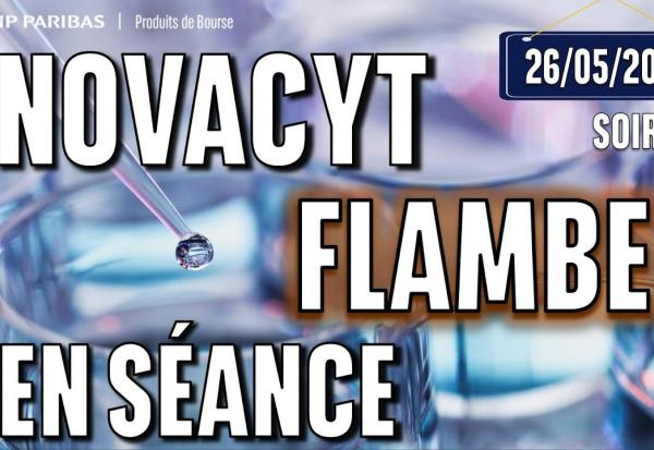 NOVACYT FLAMBE en séance - 100 % Marchés
