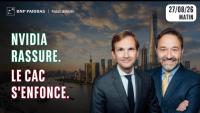 Nvidia rassure. Le CAC s'enfonce - 100% Marchés - 27/08/2026 - M