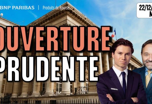 Ouverture prudente à la bourse de Paris - 100 % Marchés - 22/12/2025 - M