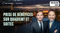 PRISE DE PROFITS SUR CES DEUX ACTIONS !! - 100 % Marchés - 09/10/26 - S