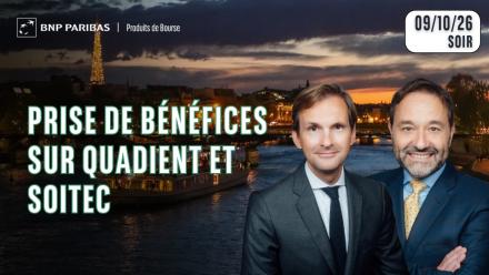 PRISE DE PROFITS SUR CES DEUX ACTIONS !! - 100 % Marchés - 09/10/26 - S