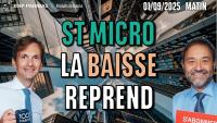 STMICRO : La BAISSE reprend  - 100 % Marchés - 02/09/2025 - M