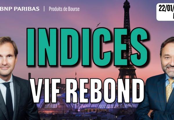 Vif rebond des indices - 100 % Marchés - 22/01/2026 - M
