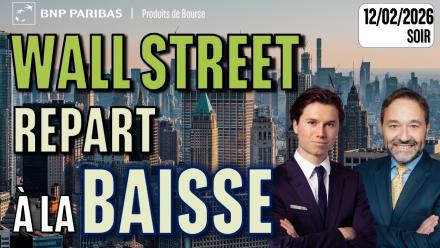 Wall street repart à la baisse ! - 100 % Marchés - 12/02/2026 - S