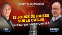 13 jours de baisse sur le CAC 40 : Que faut-il faire maintenant ?