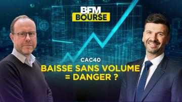 CAC 40 vers 8 080 pts : Pourquoi la baisse sans volume est dangereuse !