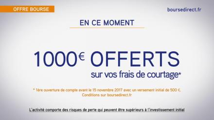 En ce moment, 1000€ de courtage offerts, profitez-en !
