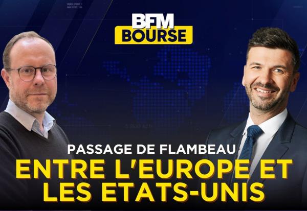 Passage de flambeauentre l'Europe et les Etats-Unis