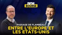 Passage de flambeauentre l'Europe et les Etats-Unis
