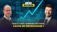 Taux à 4,90% & Banques en chute : Le CAC 40 prêt à décrocher ? 💥