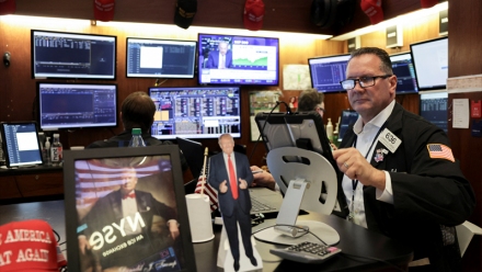 Wall Street efface ses pertes avec les espois commerciaux